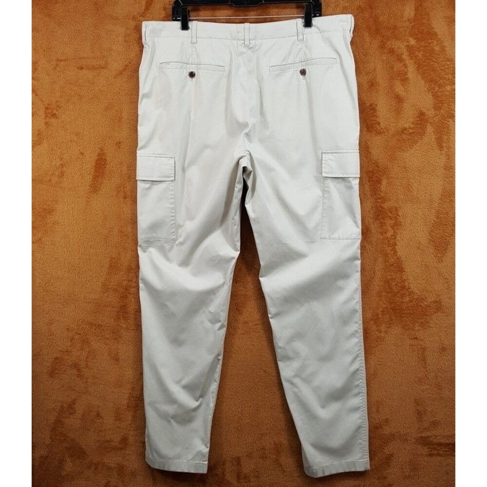 THEORY Pants Mens Size 38 Tan Cargo Drawstring Trouser CURTIS Hanson Twill $245 - Picture 5 of 8